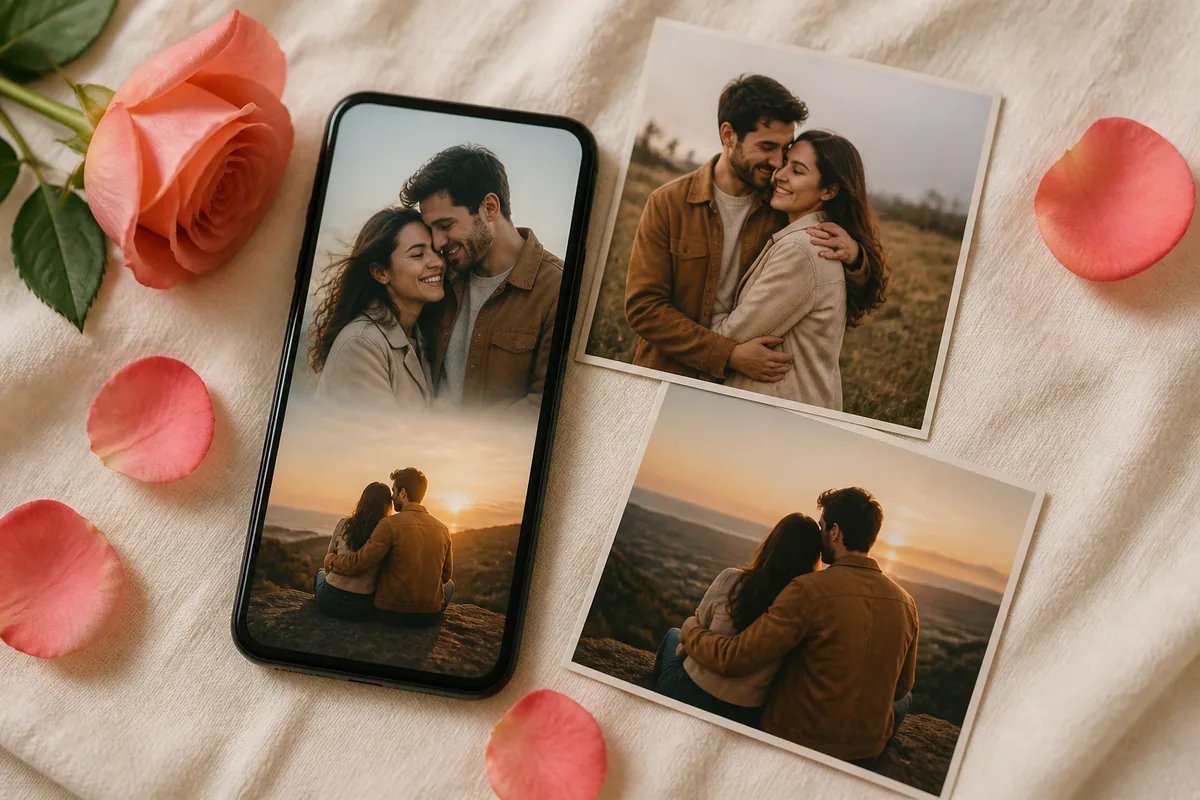 First and Last Frame transition for wedding anniversary video